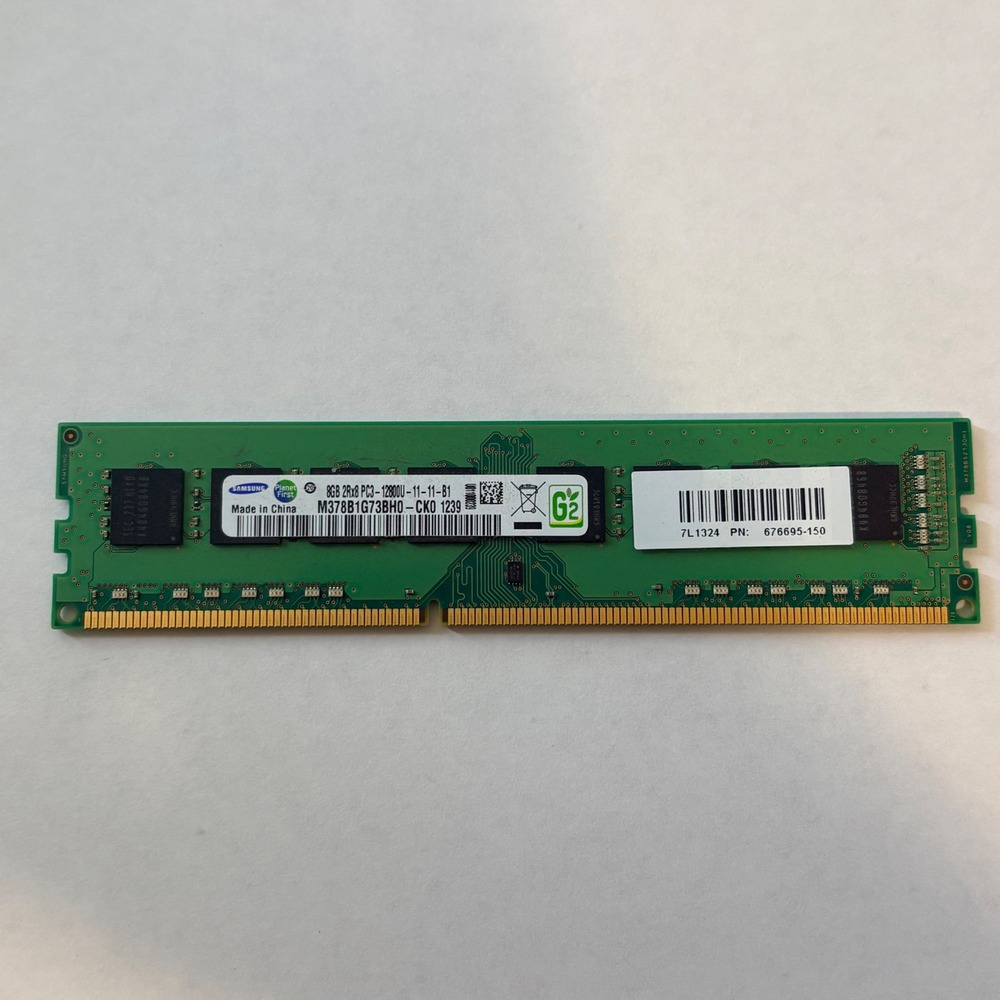 Samsung‎ RAM M378B1G73BH0-CK0 8GB DDR3 PC3-12800U 1600MHz Desktop Memory